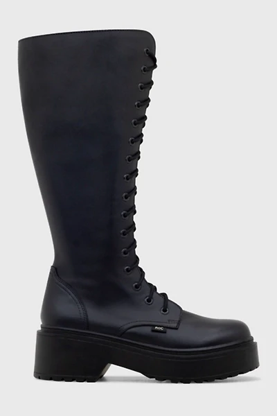 ROC Tulsa Leather Knee High Wide Calf Boot