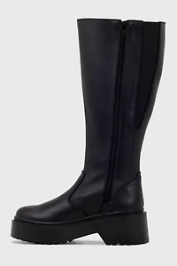 ROC Troupe Leather Knee High Wide Calf Boot
