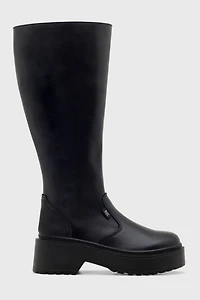 ROC Troupe Leather Knee High Wide Calf Boot