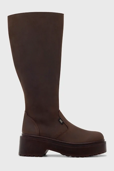 ROC Troupe Leather Knee High Wide Calf Boot