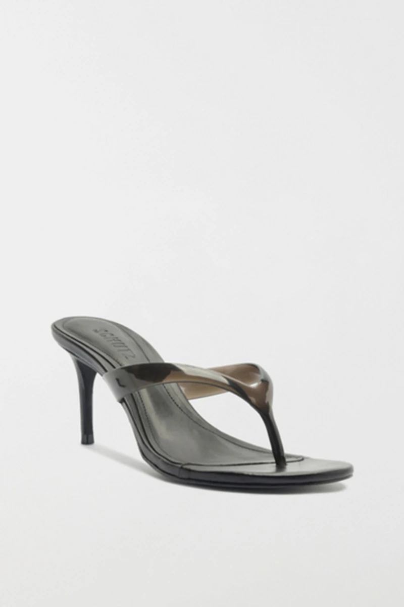 Schutz Roslyn Heeled Jelly Thong Sandals