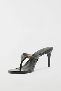 Schutz Roslyn Heeled Jelly Thong Sandals