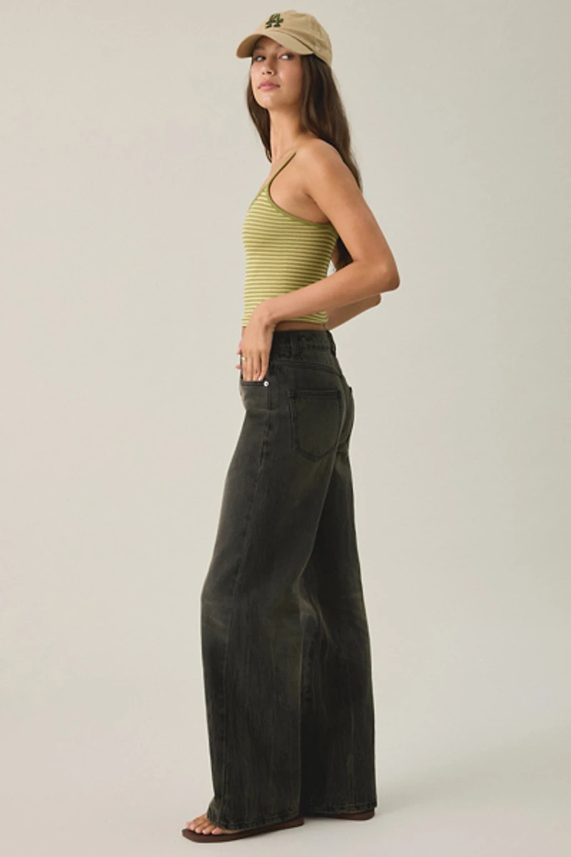 OBEY Elara Mid-Rise Baggy Jeans