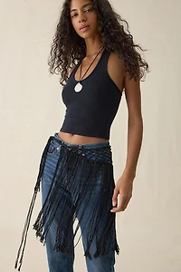 Crochet XL Fringe Sarong