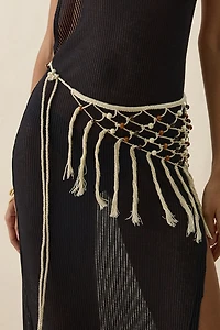 Beaded Fringe Sarong
