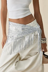Sequin Fringe Sarong
