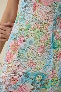 Out From Under Carmen Open-Back Sheer Lace Maxi Slip