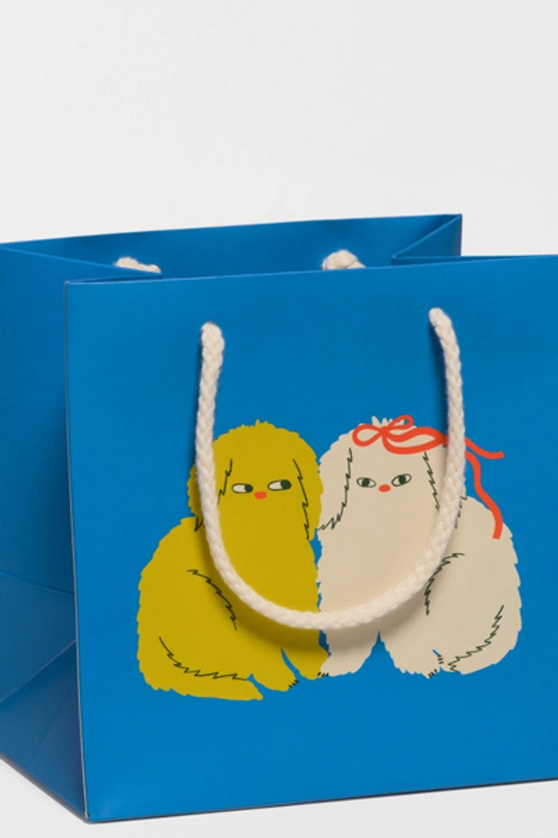 Red Cap Two of a Kind Small Gift Bag