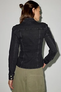 BDG Quinn Denim Band Jacket