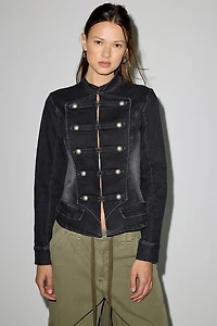 BDG Quinn Denim Band Jacket