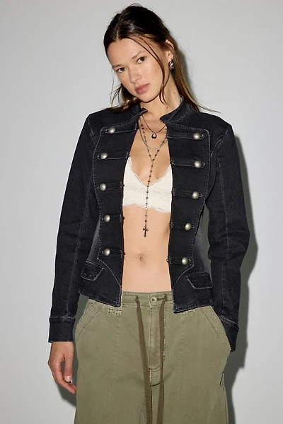 BDG Quinn Denim Band Jacket