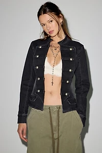 BDG Quinn Denim Band Jacket