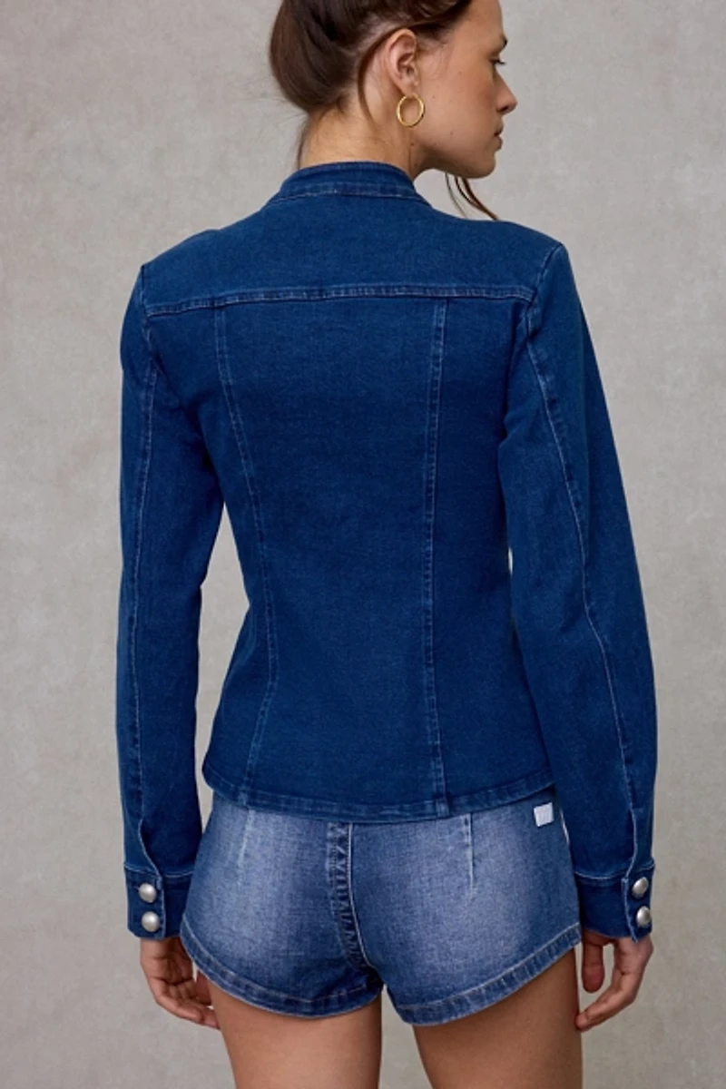 BDG Quinn Denim Band Jacket