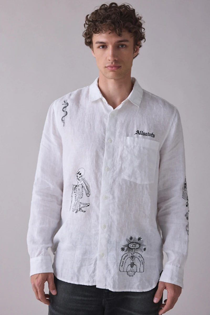 AllSaints Terror Long Sleeve Shirt