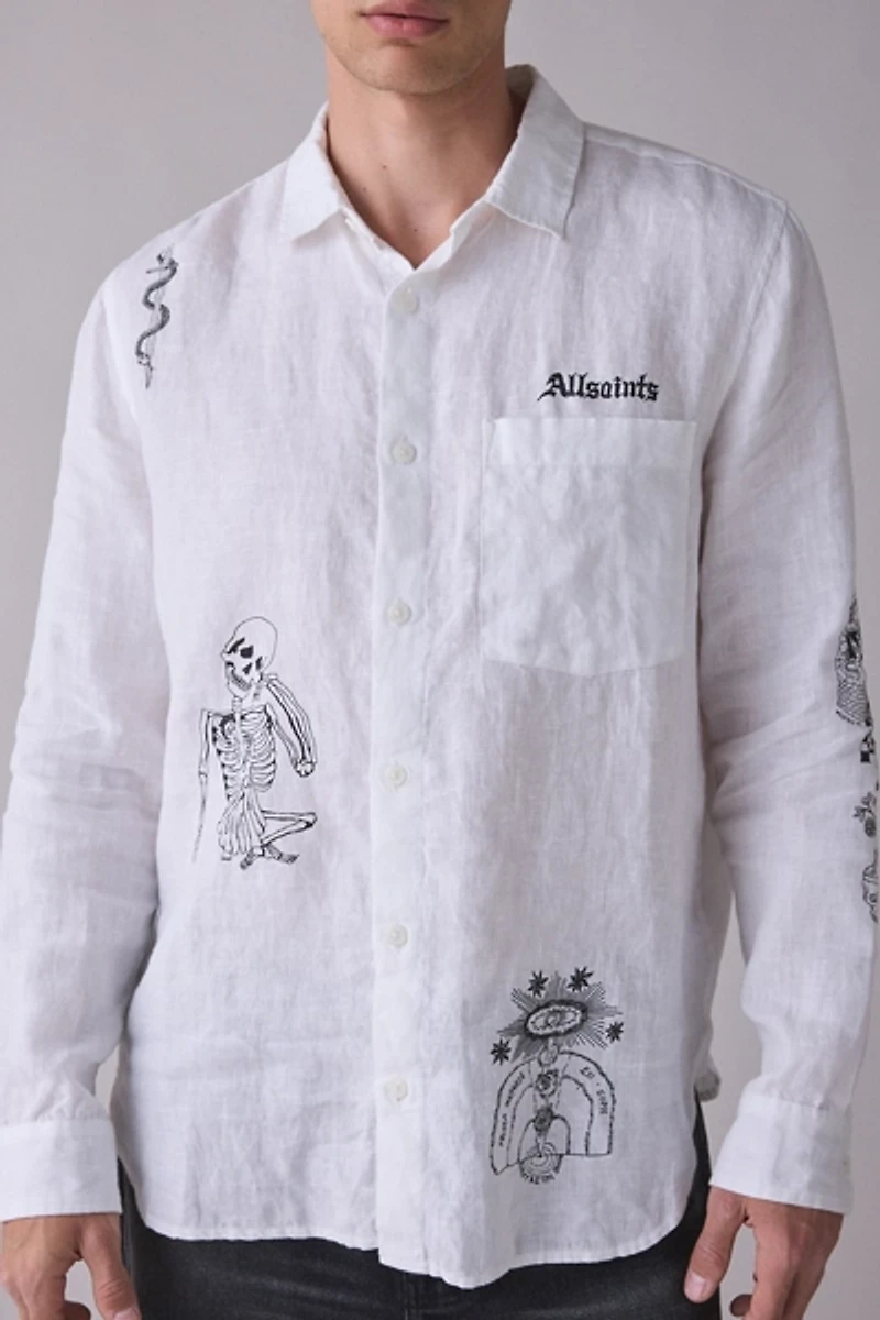AllSaints Terror Long Sleeve Shirt