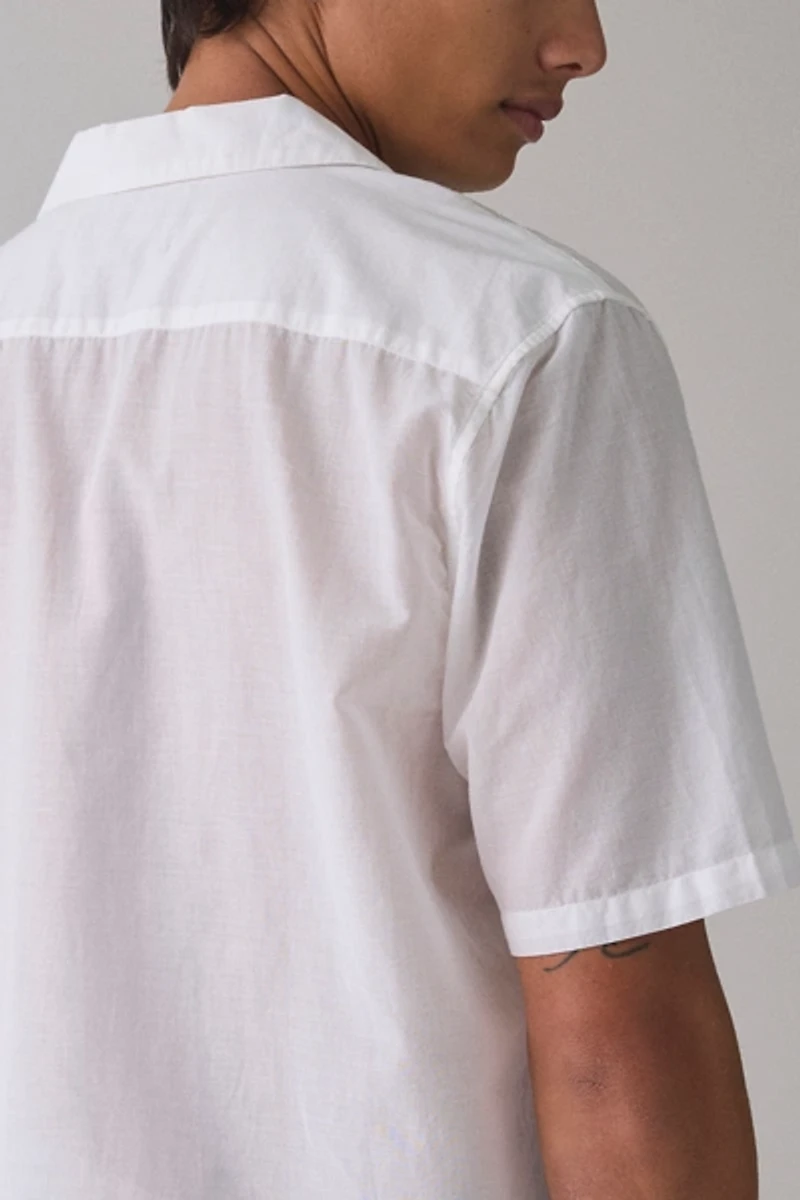 AllSaints Monument Photo Print Resort Shirt