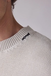 AllSaints Crossed Crew Neck Sweater