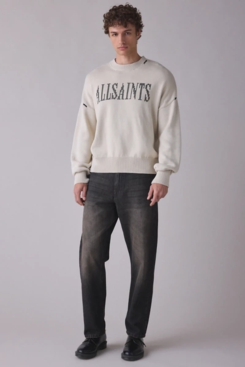AllSaints Crossed Crew Neck Sweater