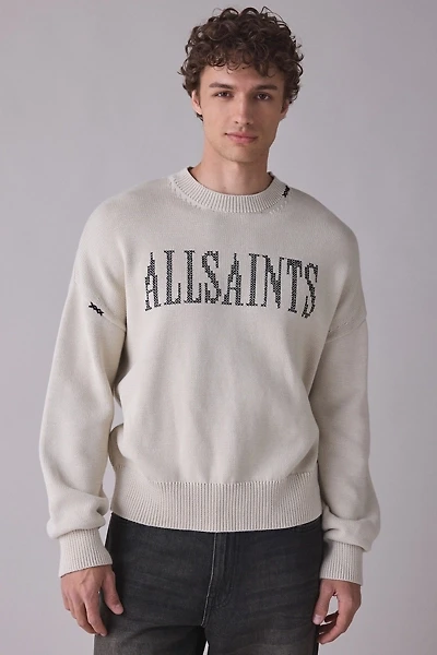 AllSaints Crossed Crew Neck Sweater
