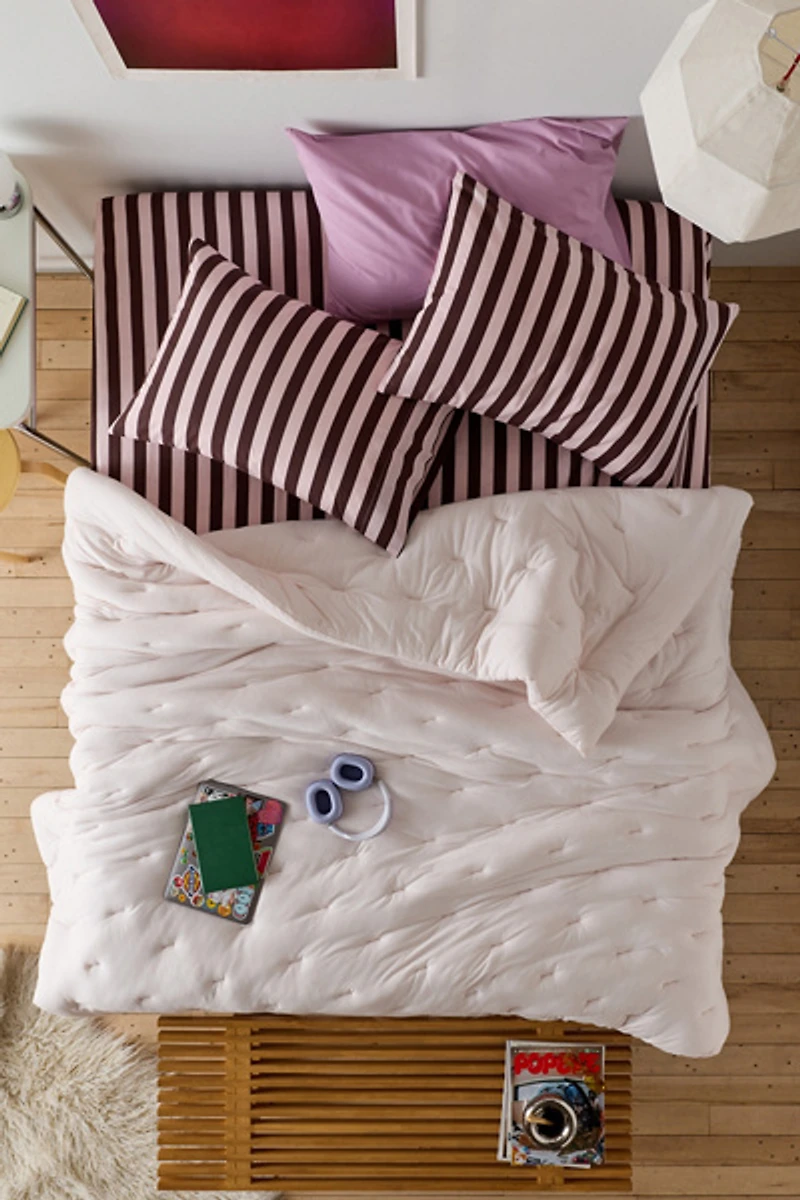Soft Tee Jersey Pintuck Comforter