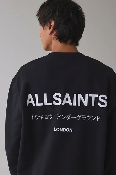 AllSaints Underground Graphic Crew Neck Sweatshirt