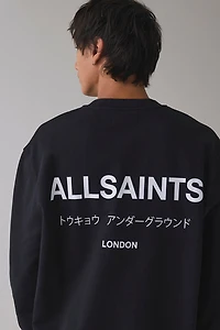 AllSaints Underground Graphic Crew Neck Sweatshirt