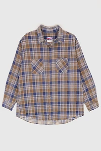 Vintage Flannel Button-Down Shirt