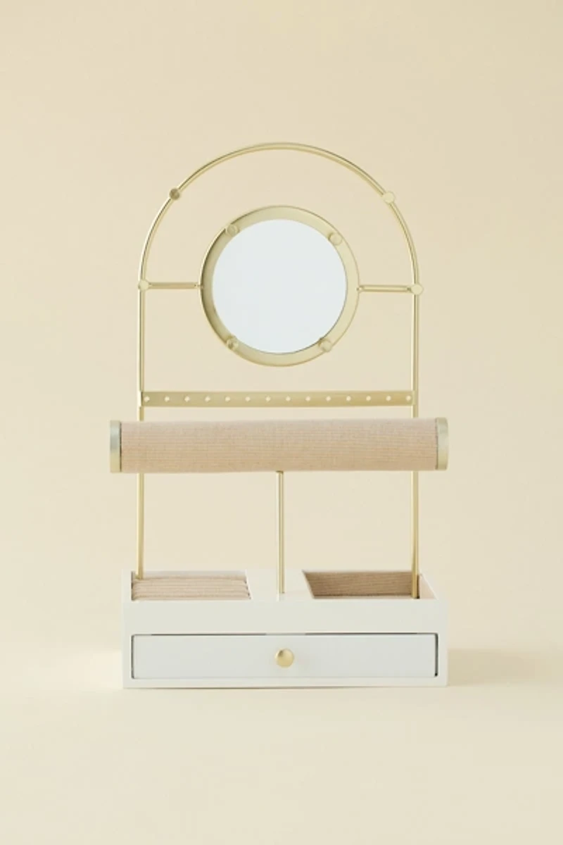 Arched T-Bar Jewelry Storage Organizer & Display Stand