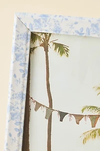 Toile Patterned 4” X 6” Picture Frame