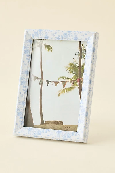 Toile Patterned 4” X 6” Picture Frame