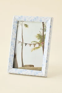Toile Patterned 4” X 6” Picture Frame