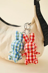Miffy UO Exclusive Gingham Patterned Plushie Keychain