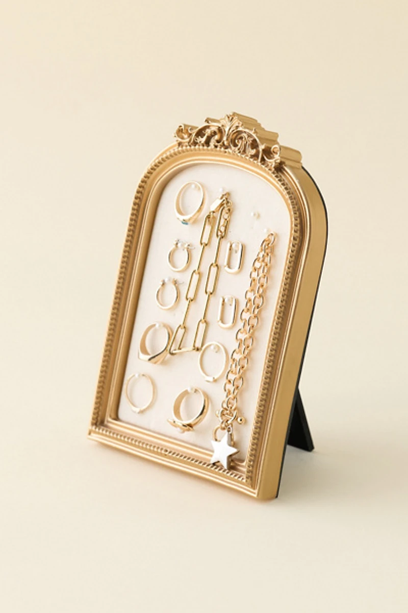 Ornate 5” X 7” Jewelry Storage Picture Frame