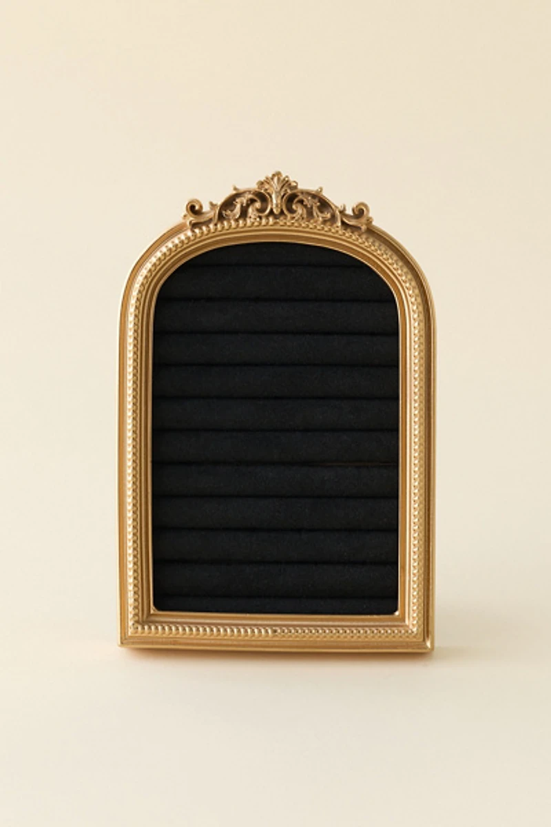Ornate 5” X 7” Ring Holder Picture Frame