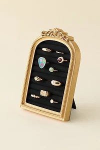 Ornate 5” X 7” Ring Holder Picture Frame
