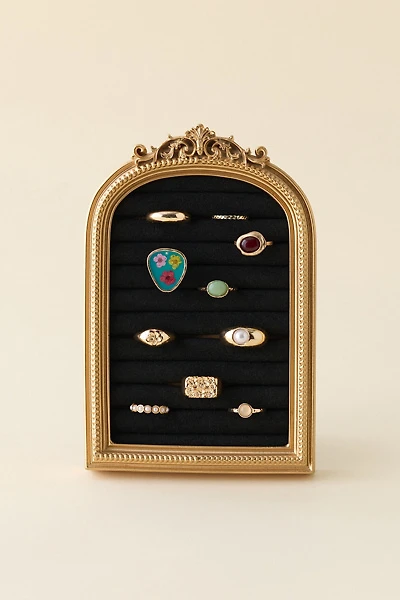 Ornate 5” X 7” Ring Holder Picture Frame