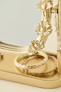 Fleur Catch-All Tray & Tabletop Swing Mirror