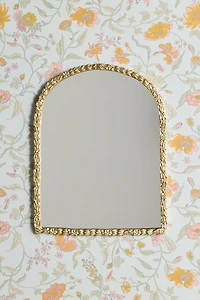 Laurel Leaf & Floral Arch Wall Mirror