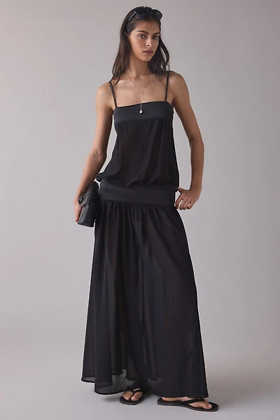 Lioness Gracia Sheer Chiffon Drop Waist Maxi Dress