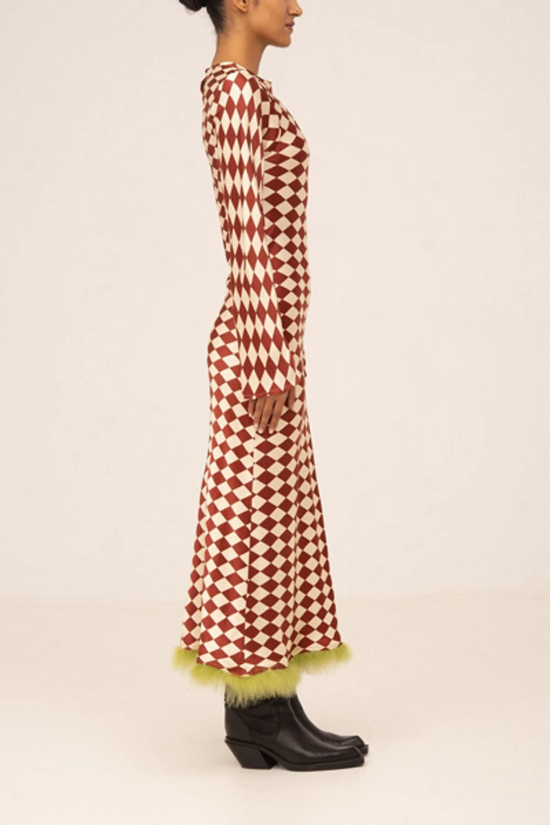 Carmen Says Elf Feather Dress