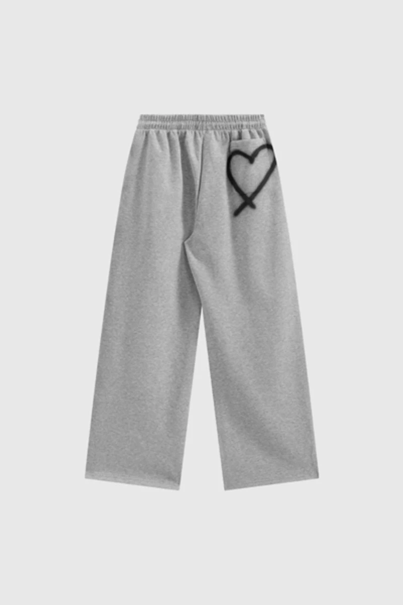 Aelfric Eden Graffiti Heart Baggy Sweatpants