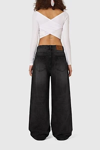Aelfric Eden Rhinestone Baggy Jeans
