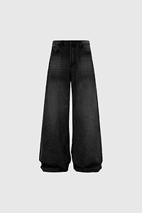 Aelfric Eden Rhinestone Baggy Jeans