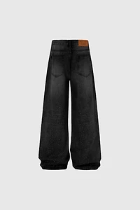 Aelfric Eden Rhinestone Baggy Jeans