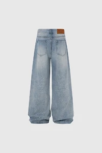 Aelfric Eden Rhinestone Baggy Jeans