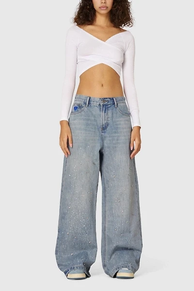 Aelfric Eden Rhinestone Baggy Jeans