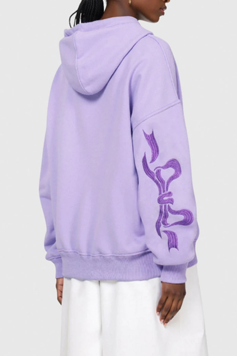 Aelfric Eden Cherry Bow Embroidery Hoodie