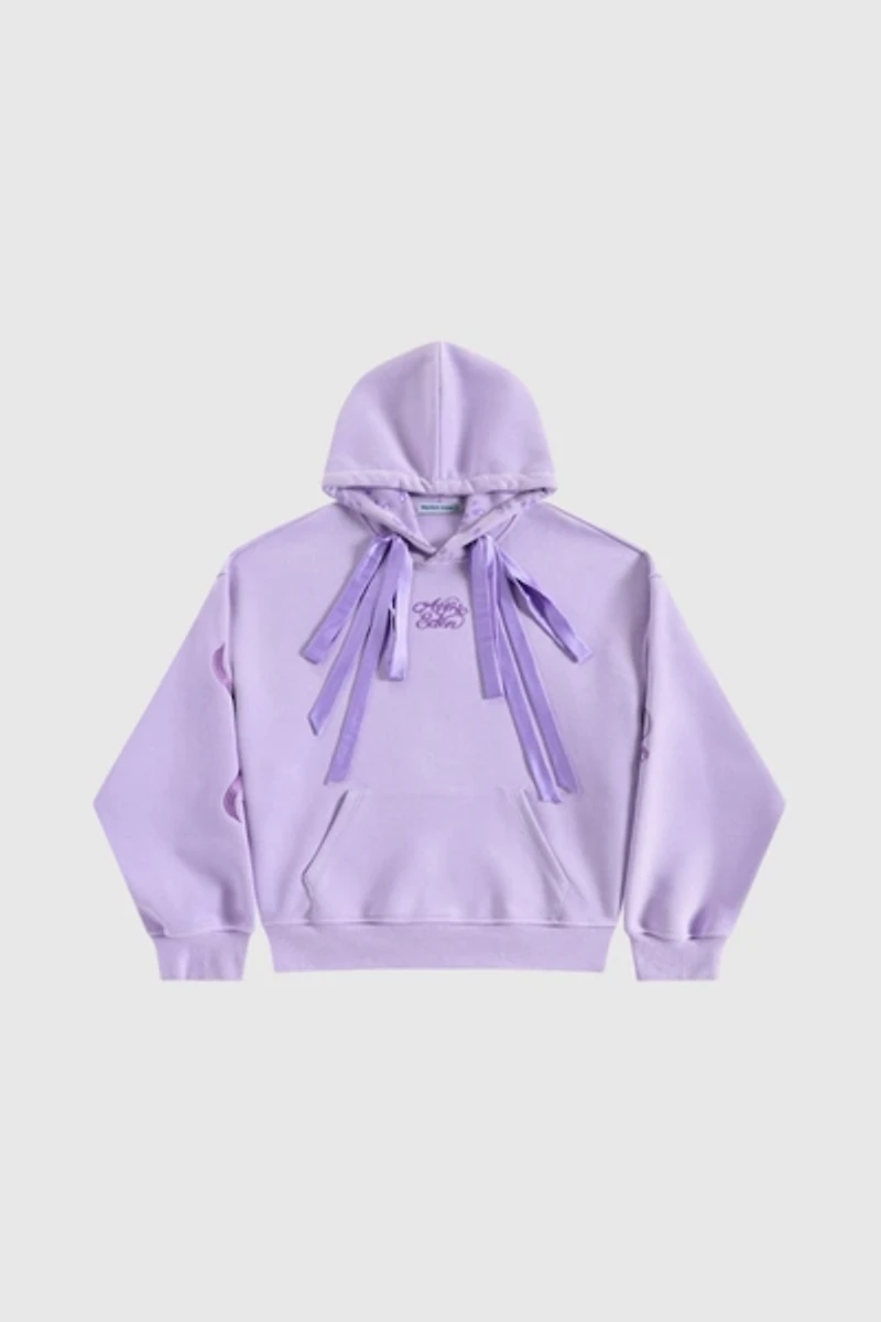 Aelfric Eden Cherry Bow Embroidery Hoodie