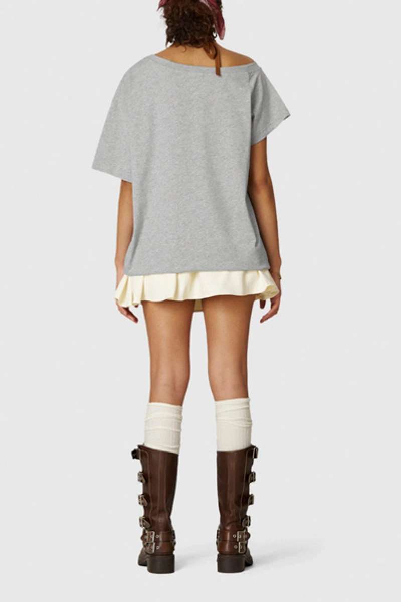 Aelfric Eden Dachshund Off-The-Shoulder Tee