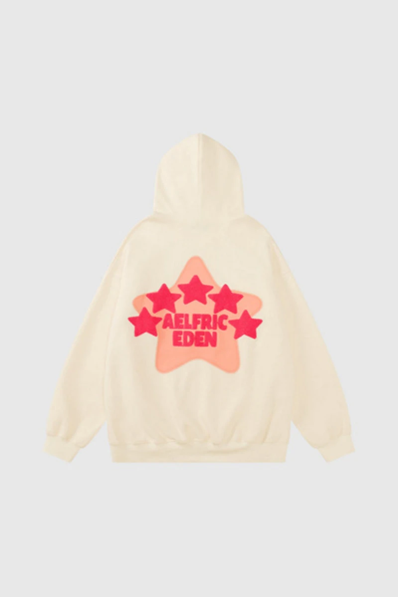 Aelfric Eden Vintage Embroidery Star V303 Hoodie